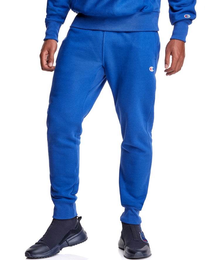 Champion Joggingbroek Heren - Blauw - Reverse Weave ( 172830-TAO )